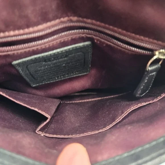 NEW COACH Madison Sadie Flap Saffiano Leather Satchel Gray Metallic + Red F26274 - Picture 2 of 16